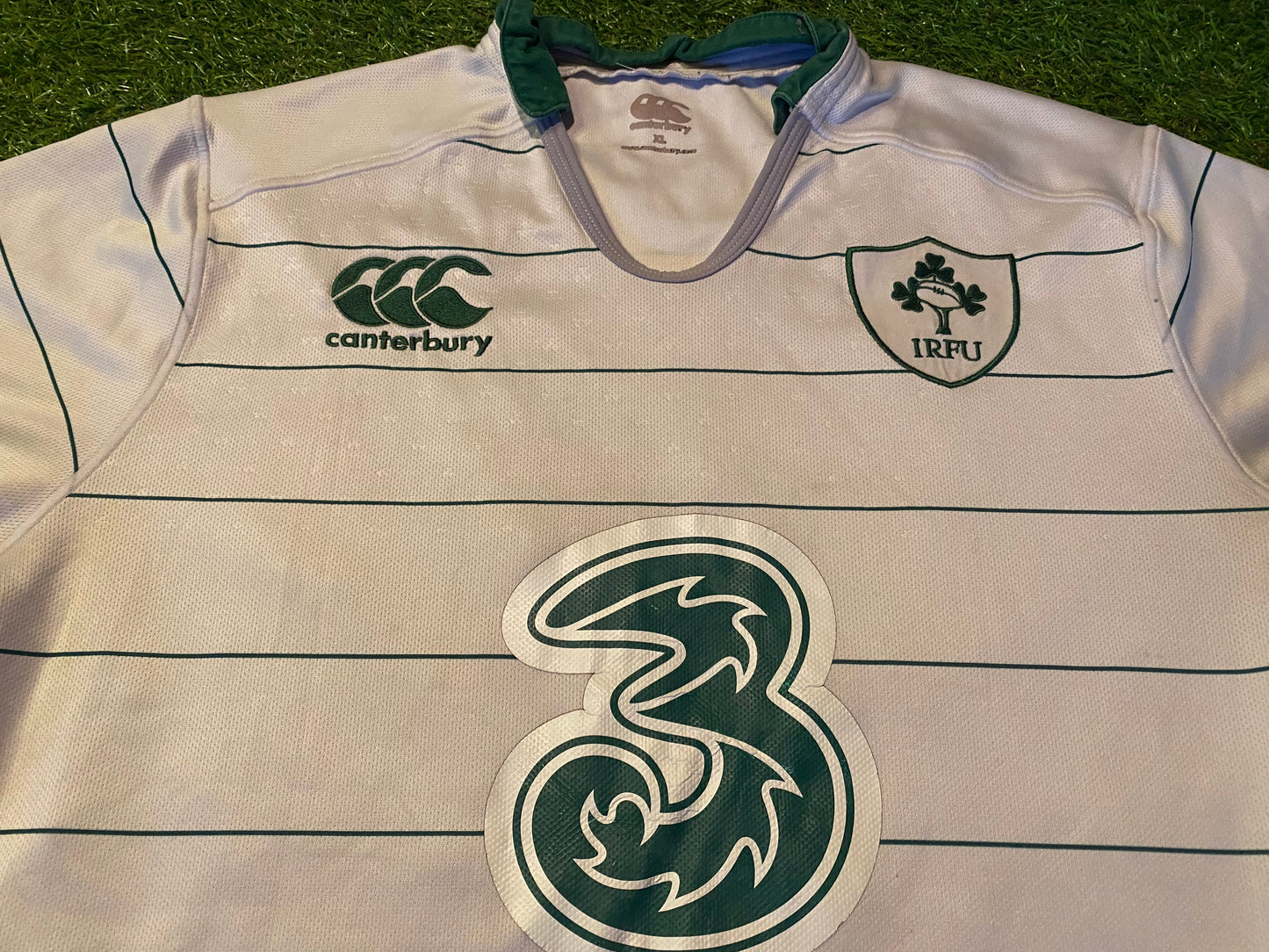 Ireland IRFU Eire Irish Rugby Union XL Extra Large Mans CCC Made Away Jersey