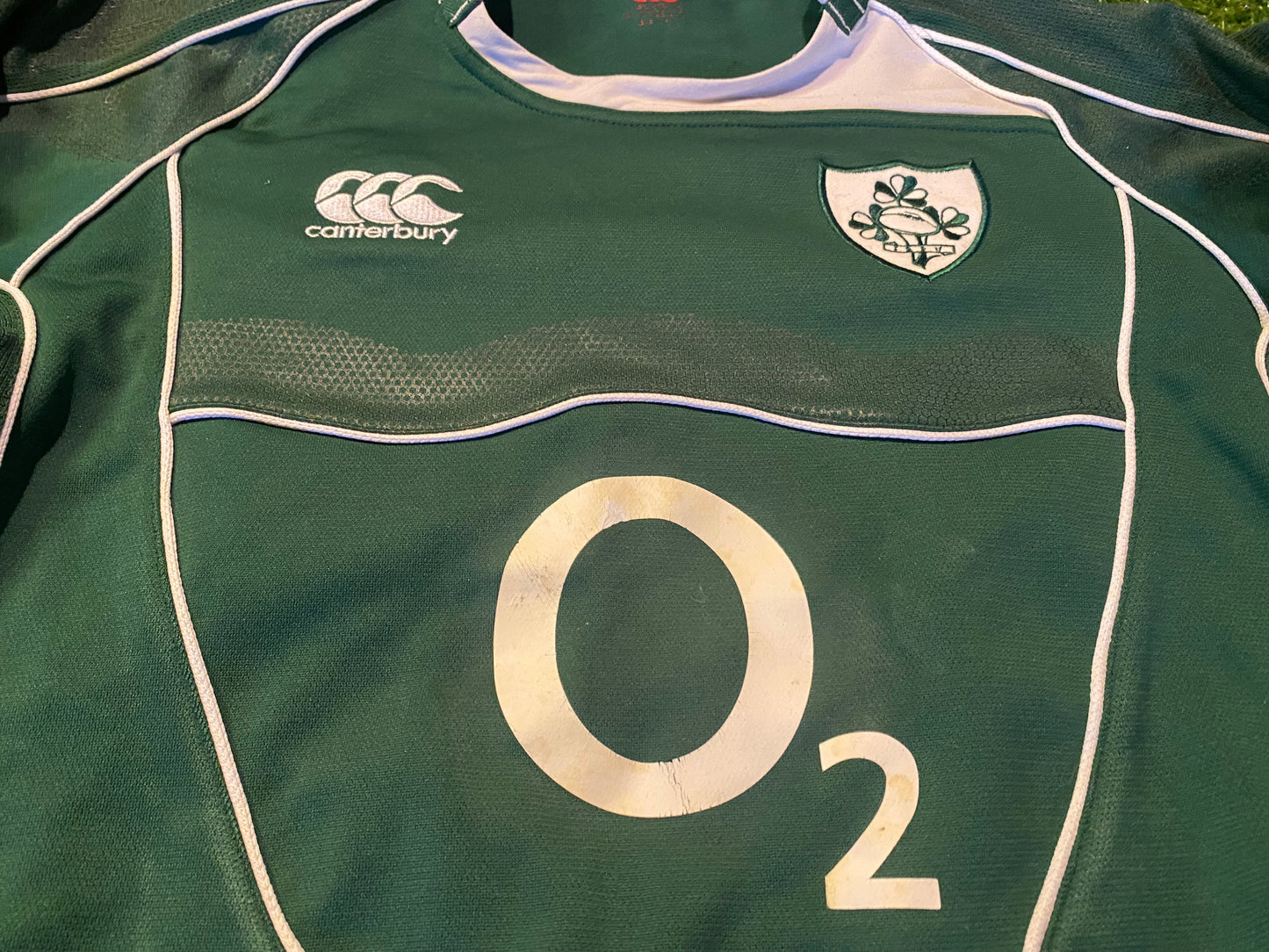 IRFU Ireland Eire Irish Rugby Union XL Boys 12-13 / Youths Vintage CCC Made Jersey