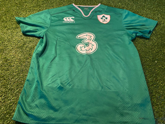 Ireland IRFU Eire Irish Rugby Union Football Large Mans CCC Made Home Jersey