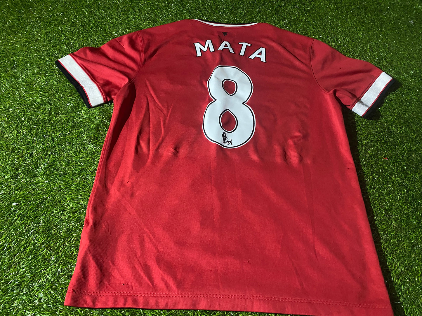 Manchester United England Soccer Football Medium Mans Mata no8 Nike Home Jersey