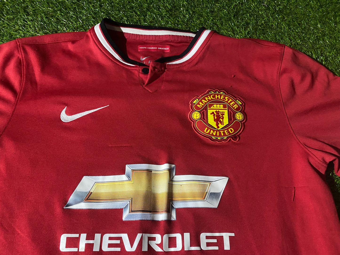 Manchester United England Soccer Football Medium Mans Mata no8 Nike Home Jersey