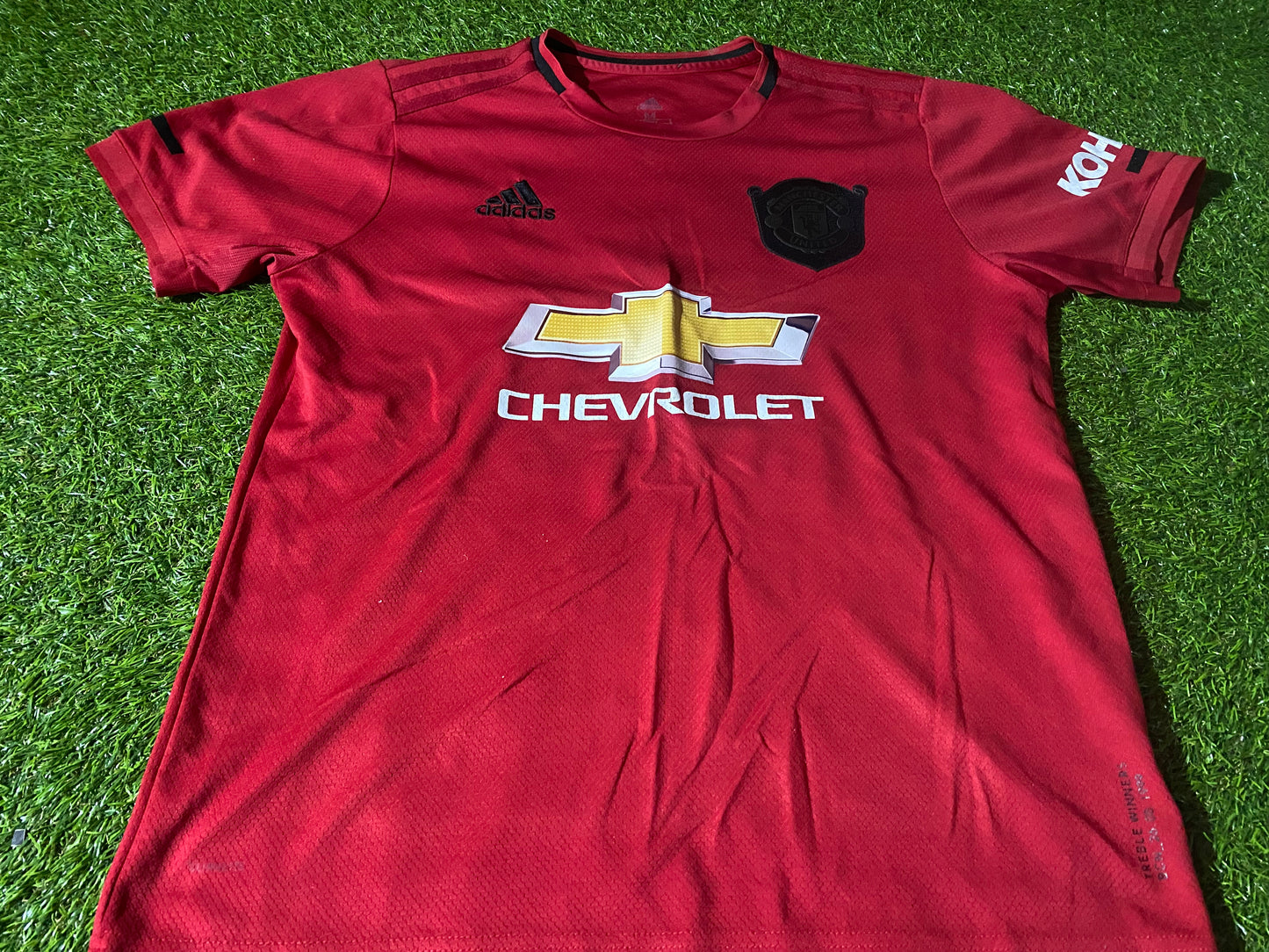 Manchester United England Soccer Football Medium Mans 2019 Adidas Home Jersey