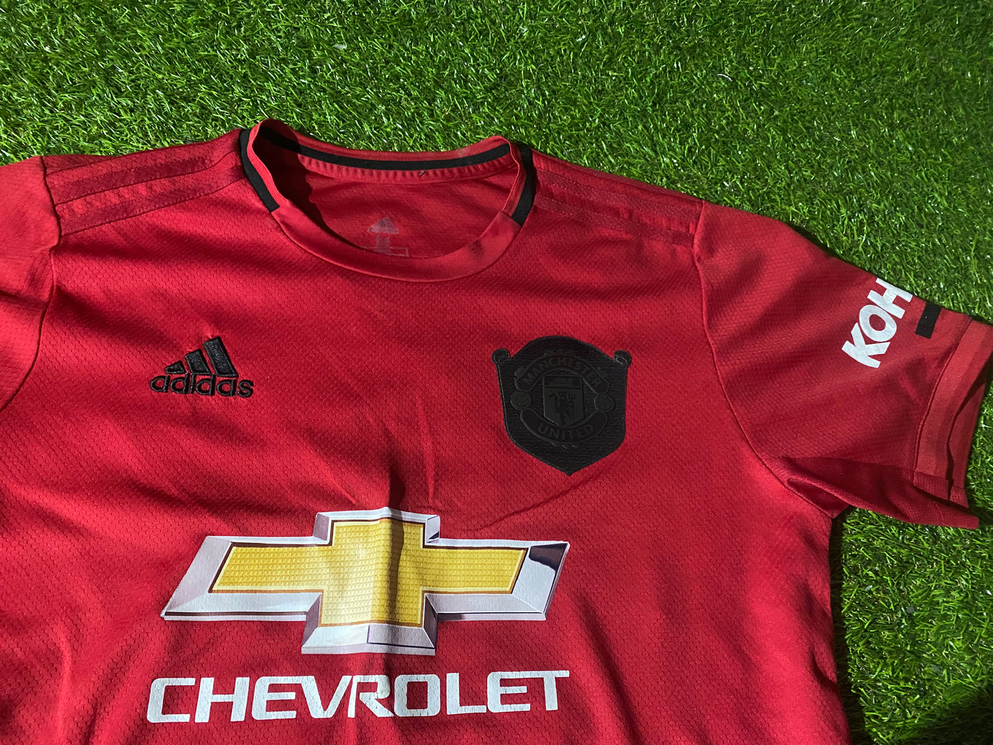 Manchester United England Soccer Football Medium Mans 2019 Adidas Home Jersey