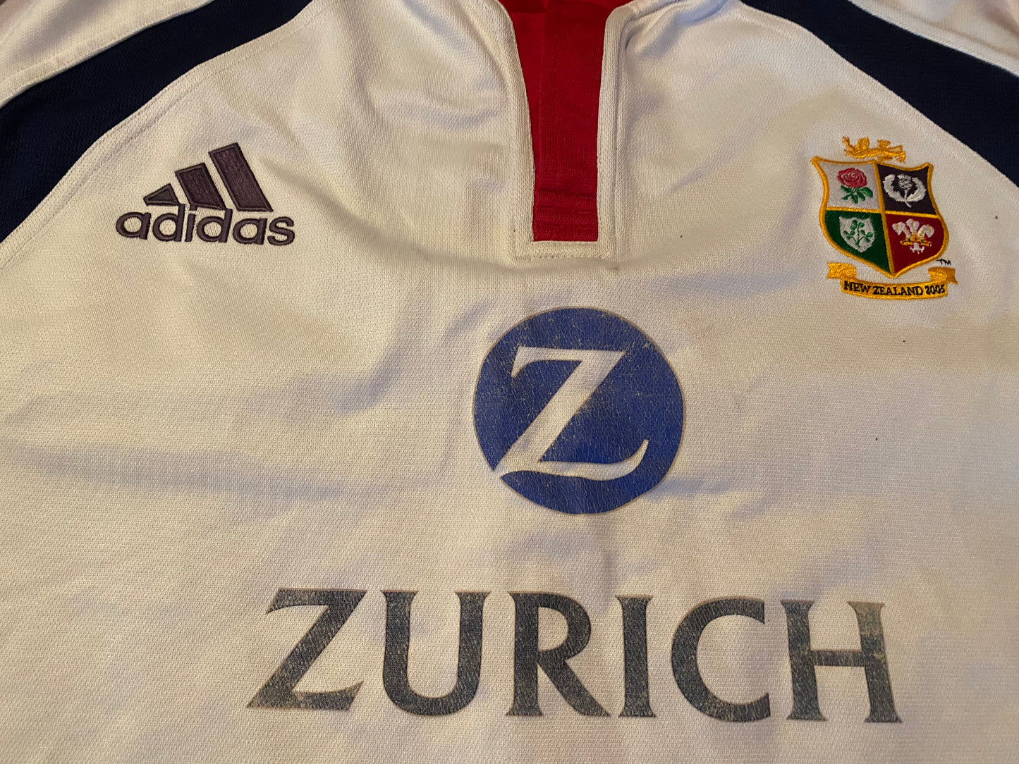 British & Irish Lions Rugby Union Football Big XXXL 3XL Mans Adidas Made 2005 Jersey