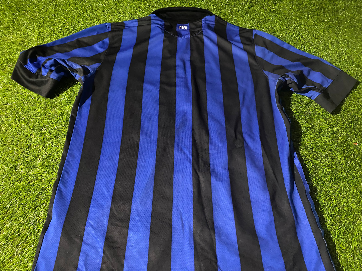 Inter Milan Italy Italia Italian Soccer Football Medium Mans Nike Licensed Home Jersey