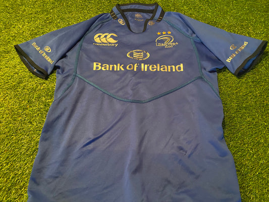 Leinster Eire Irish Ireland Rugby Union Football Large Mans CCC Made Vintage Jersey