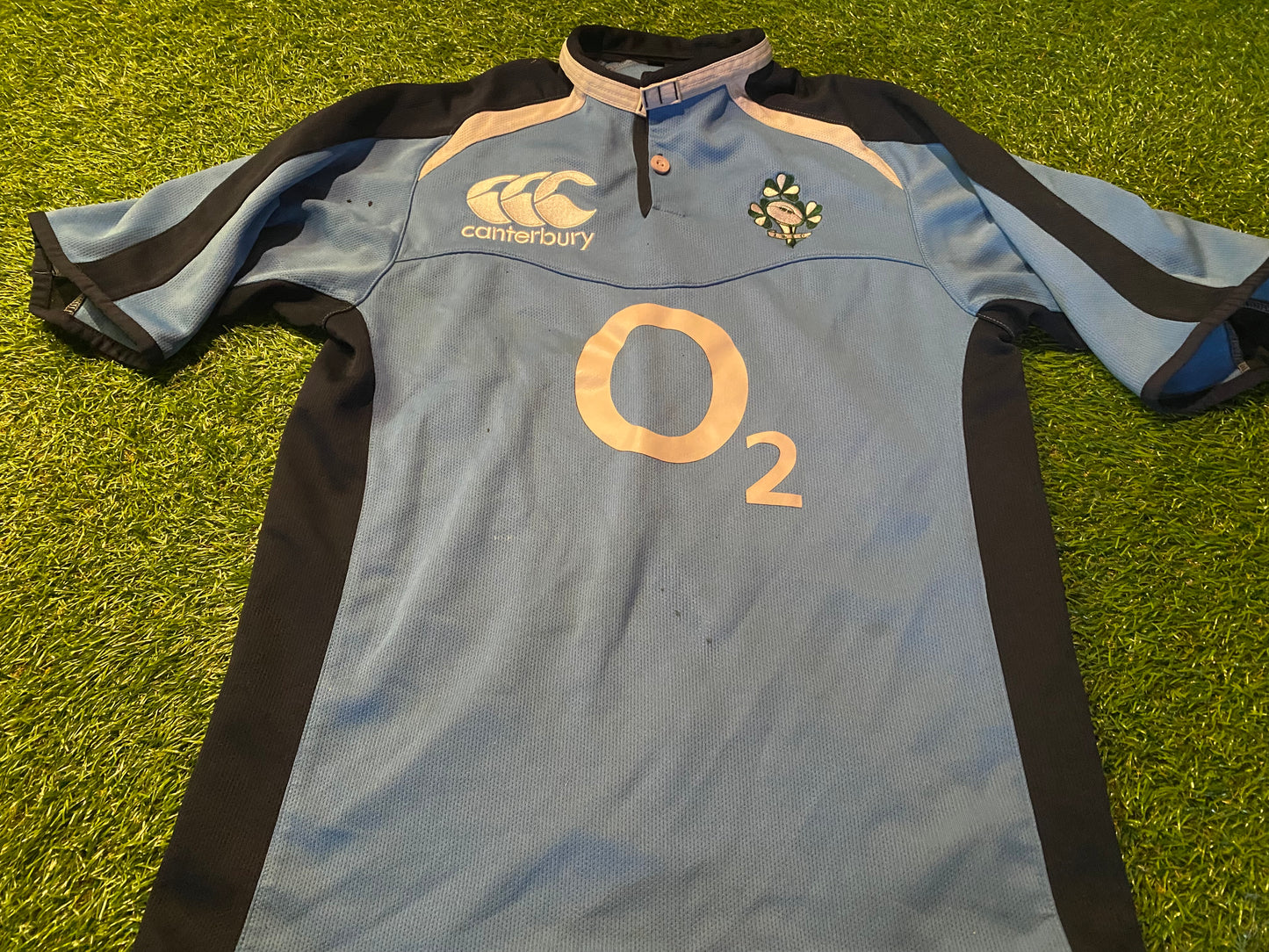 Ireland Eire Irish Rugby Union Small Mans CCC Made Vintage Heavier Training Jersey