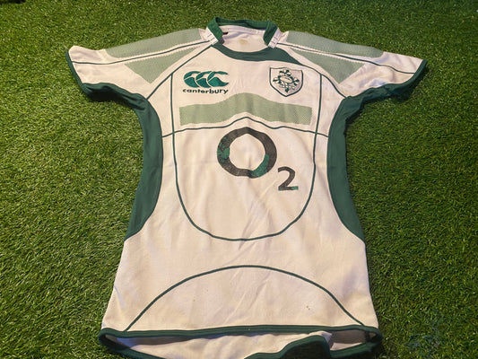 IRFU Irish Eire Ireland Rugby Union Football Medium Mans Tight Fit Player Issue Top