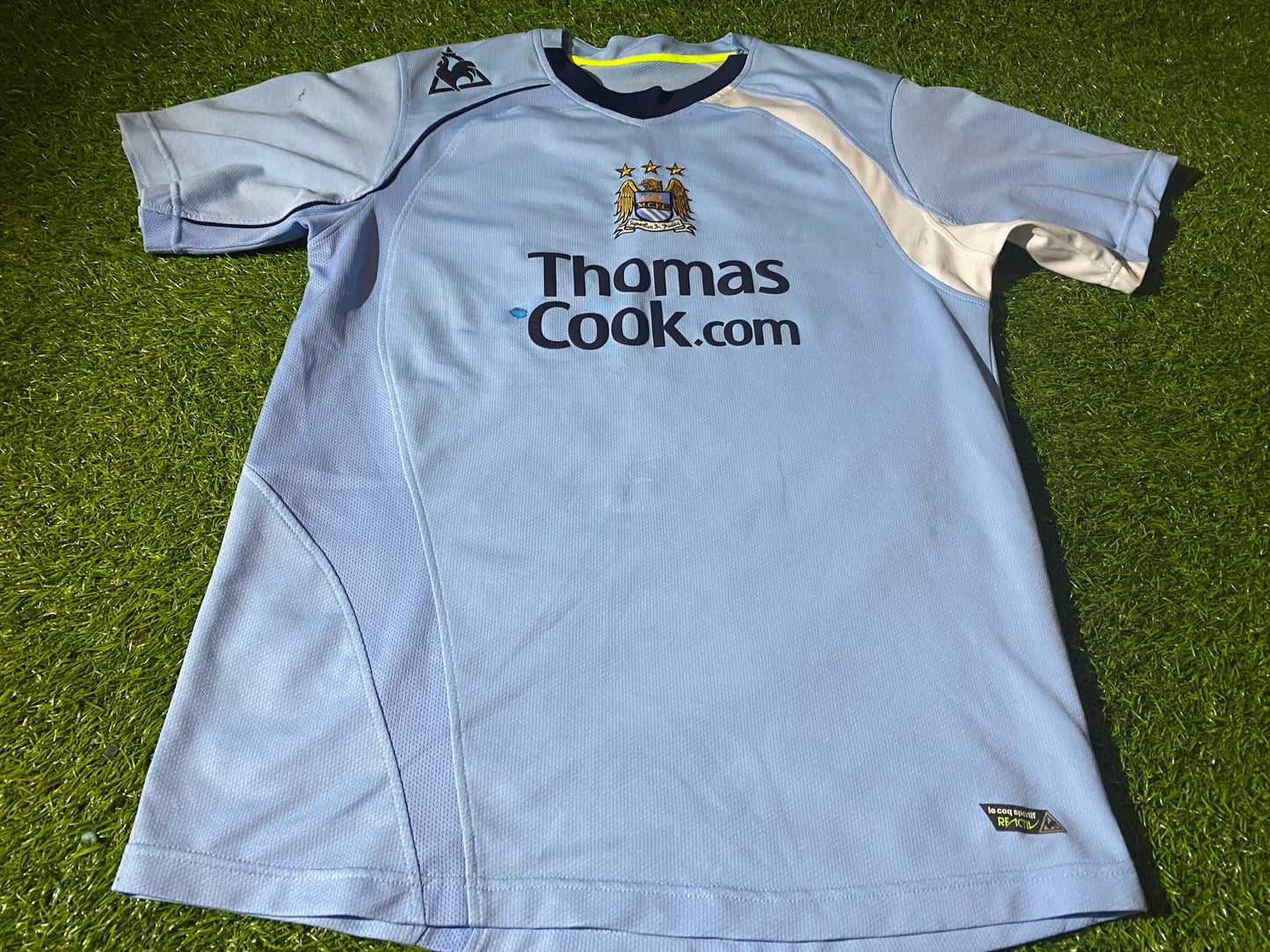 Manchester City England Football Large mans Le Coq Sportif Home Jersey