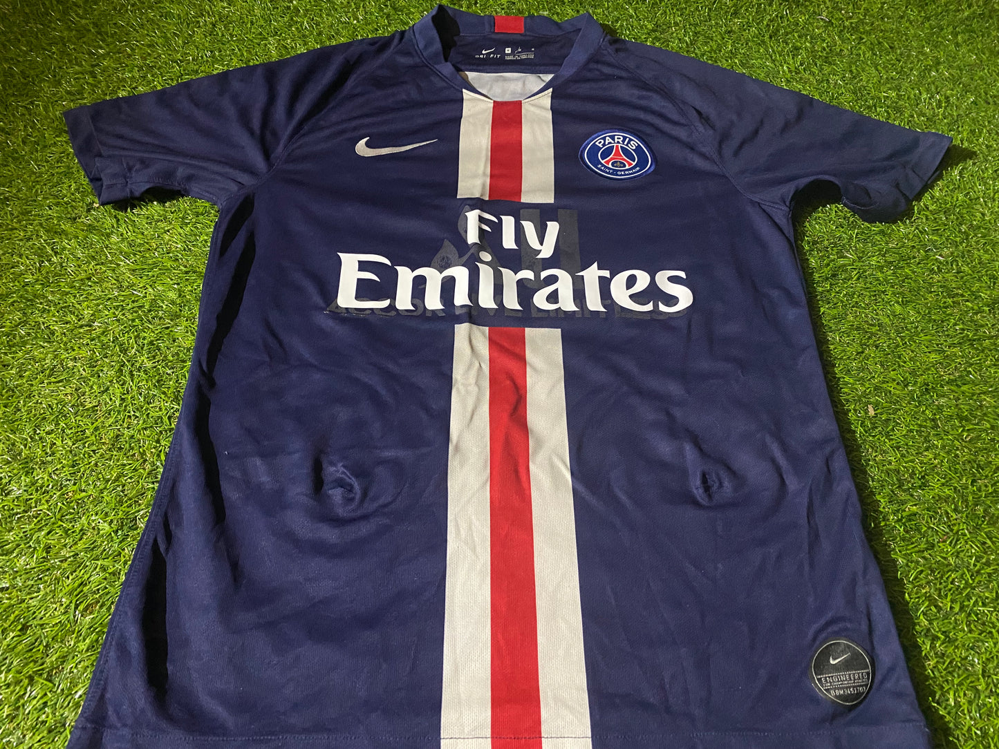 PSG Paris Saint Germain France Football Medium Mans Home Jersey