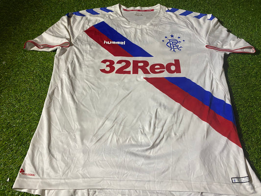 Glasgow Rangers Scotland Ulster Football Large Mans Hummel Made Away Jersey