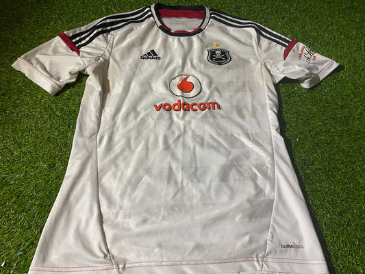 Orlando Pirates South Africa Soccer Football Medium Mans Adidas Made Jersey
