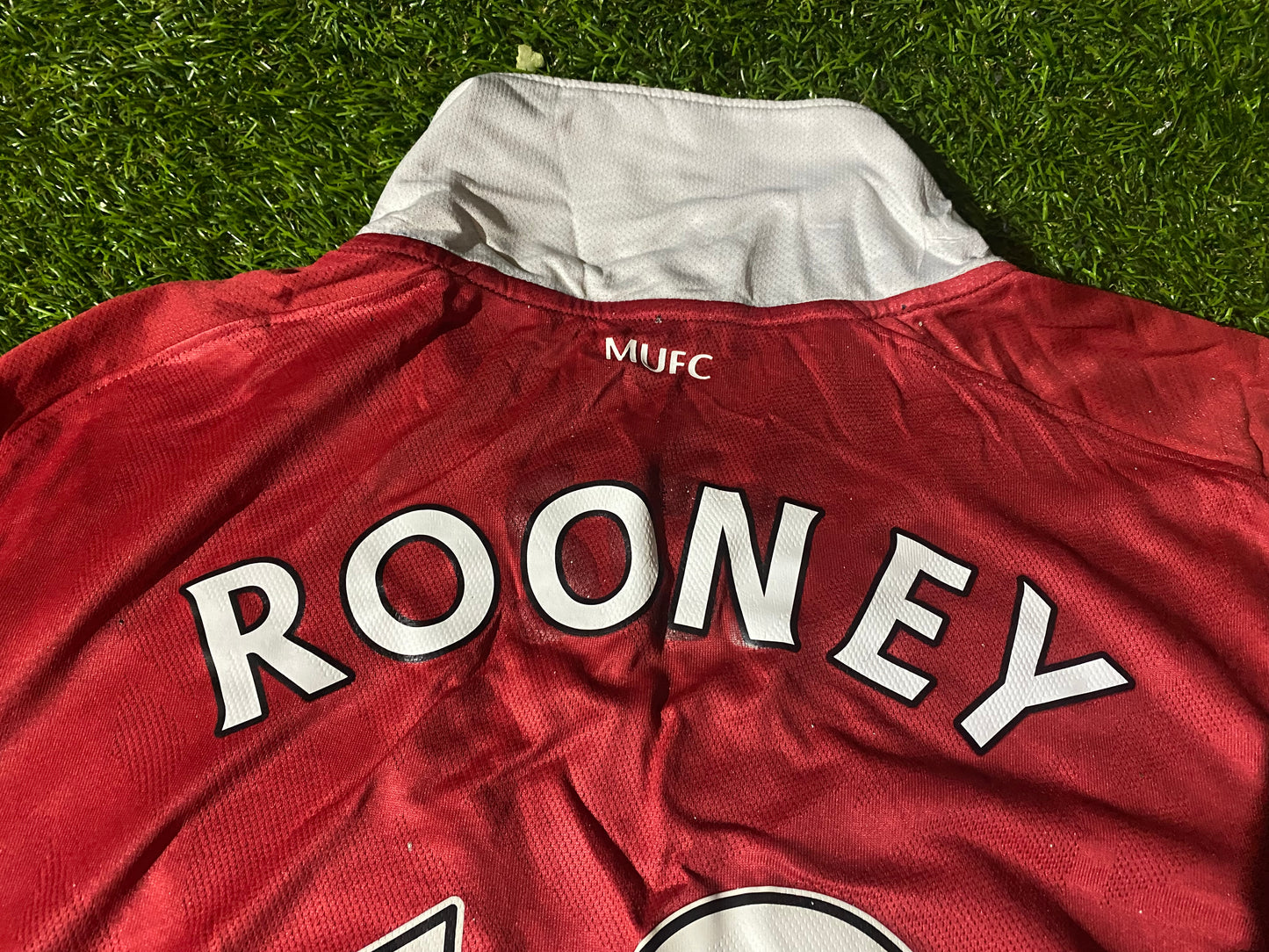 Manchester United England Football XL Extra large Mans Wayne Rooney no10 Home Jersey