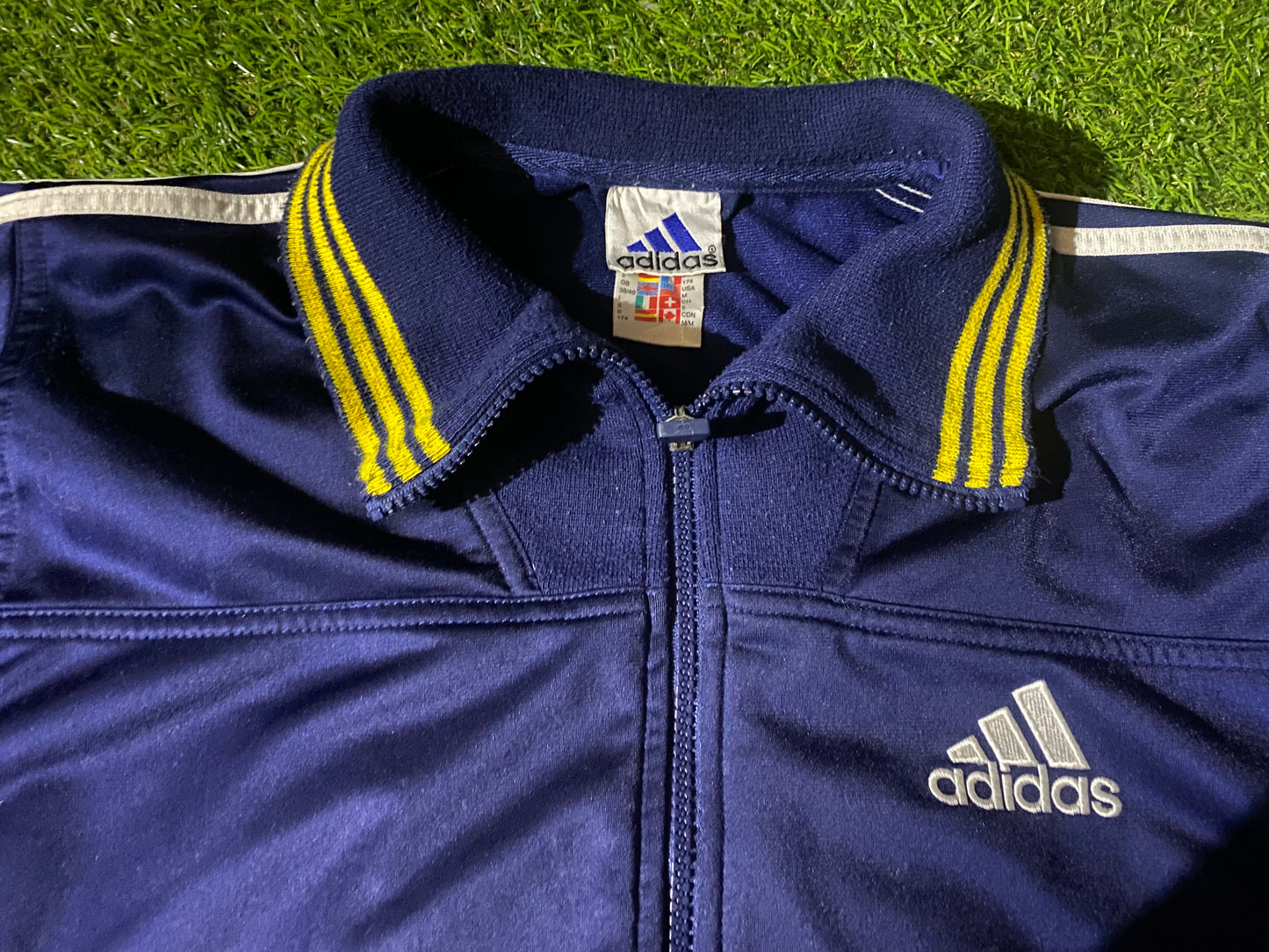 Rare Vintage Adidas Made Zip Up Jacket Small to Medium mans Size