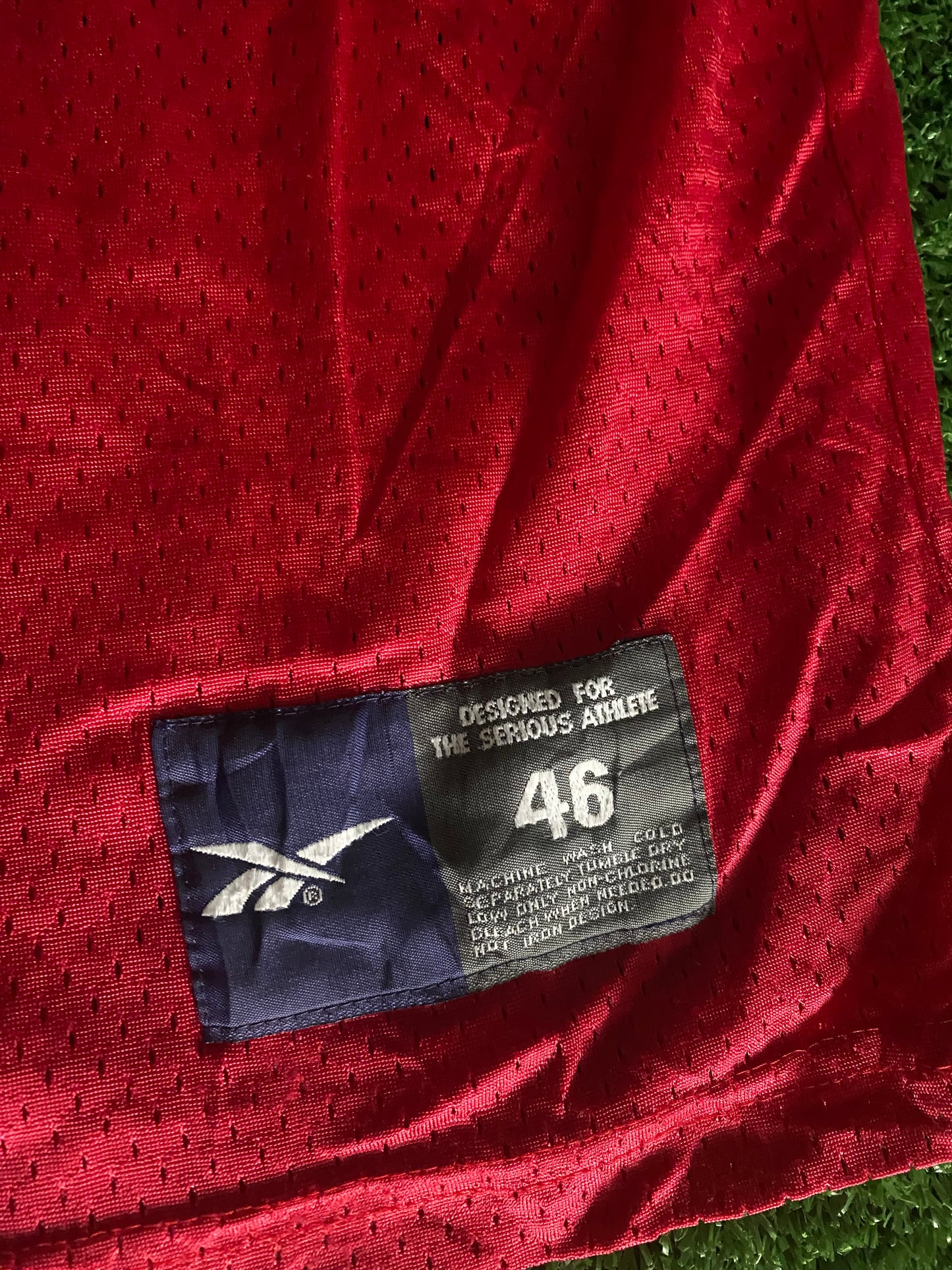 Wisconison Badgers USA Sports Large Mans Vintage Reebok Made no33 Jersey
