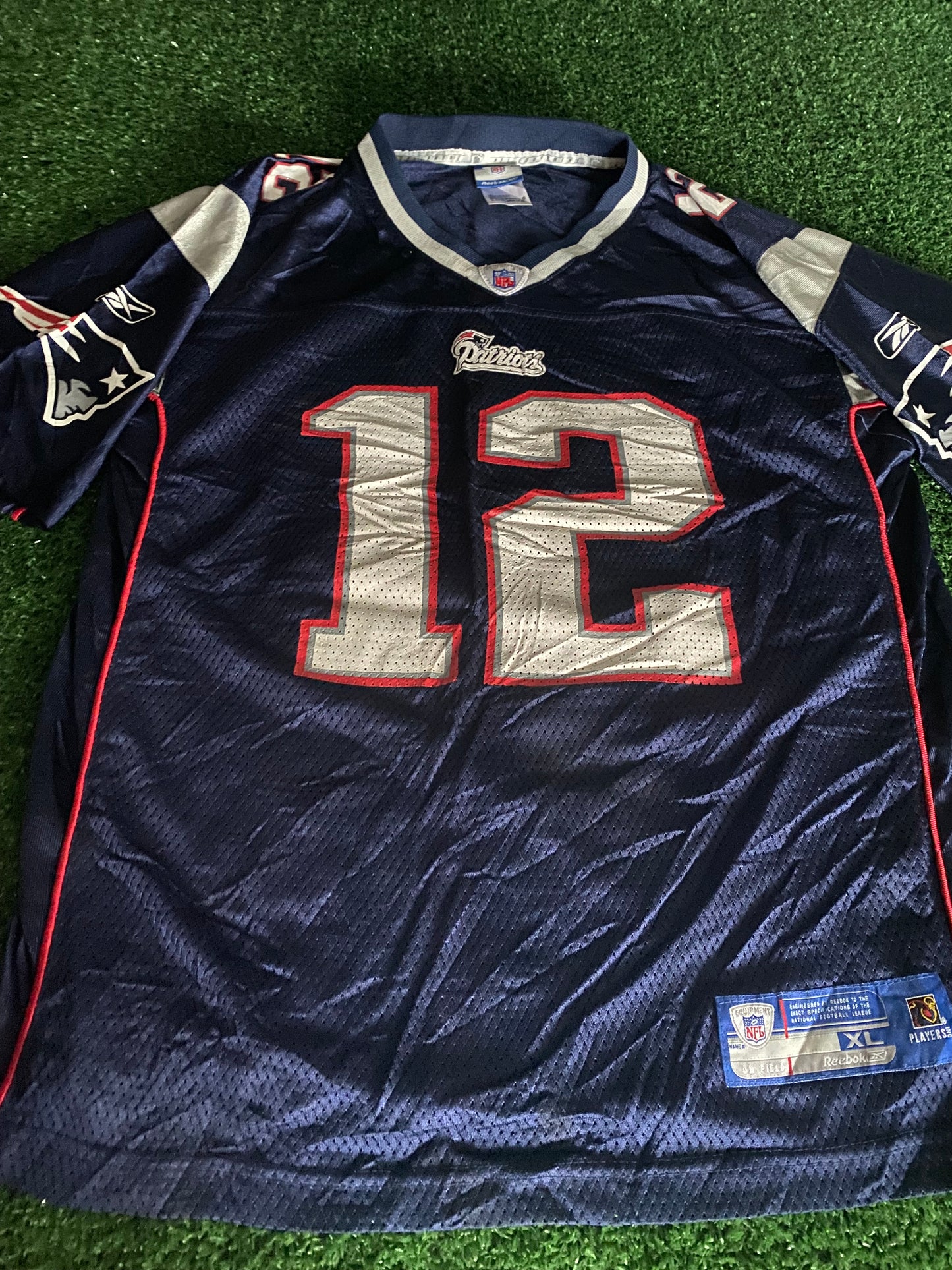 New England Patriots USA NFL American Football Youths / Small Mans Brady no12 Reebok Jersey