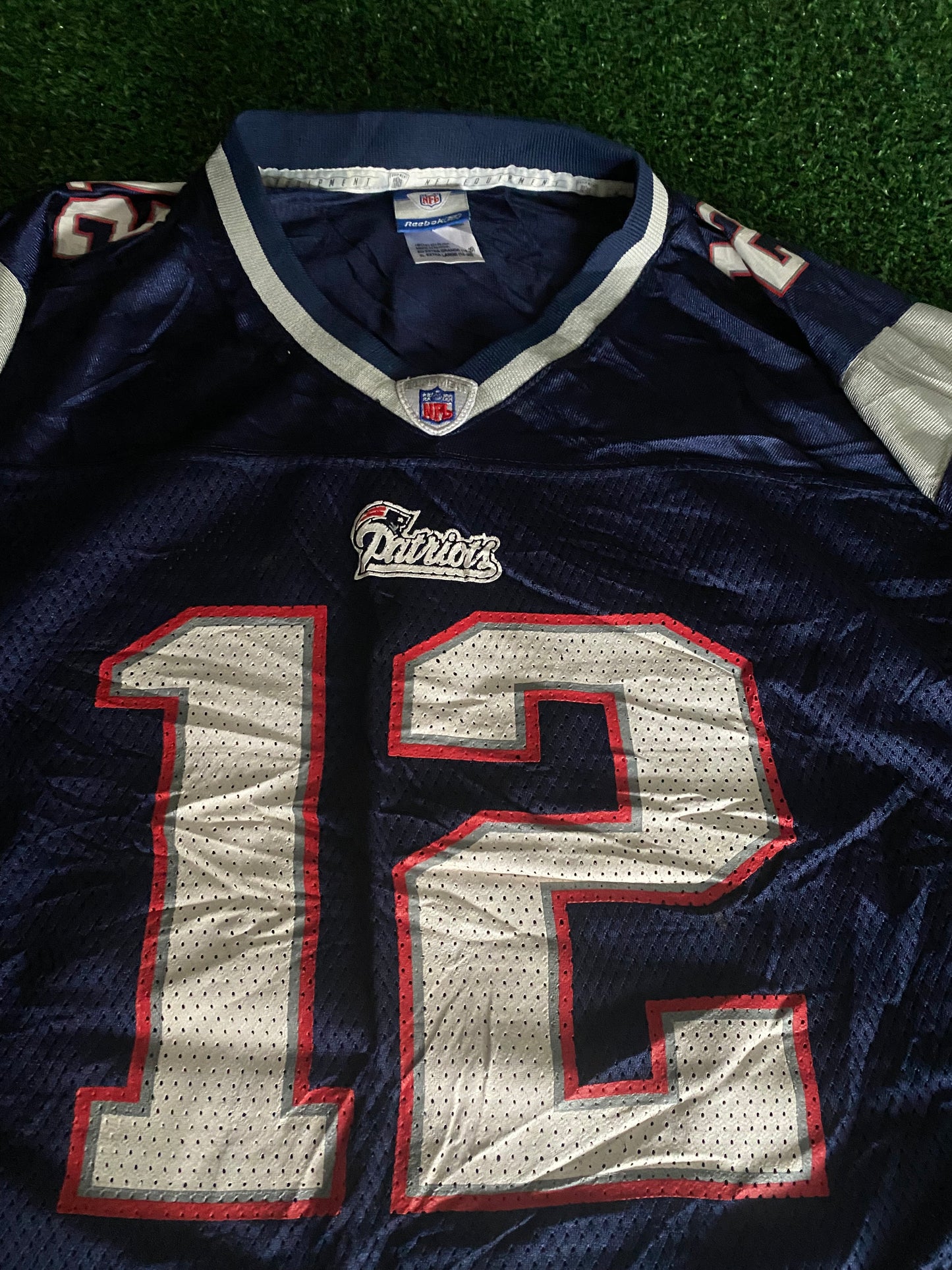 New England Patriots USA NFL American Football Youths / Small Mans Brady no12 Reebok Jersey