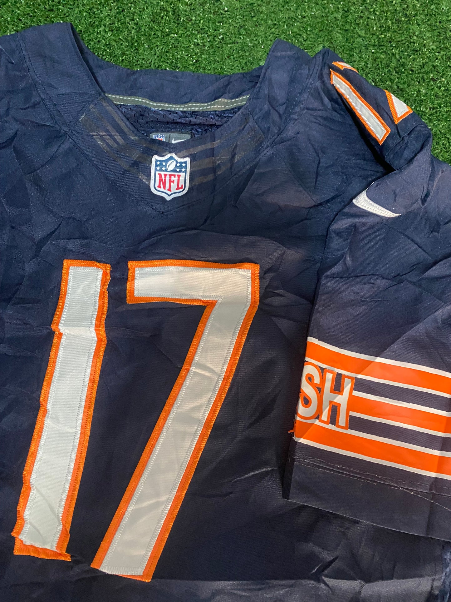 Chicago Bears USA NFL American Football XL Extra Large Mans Jeffrey no17 Nike Made Jersey