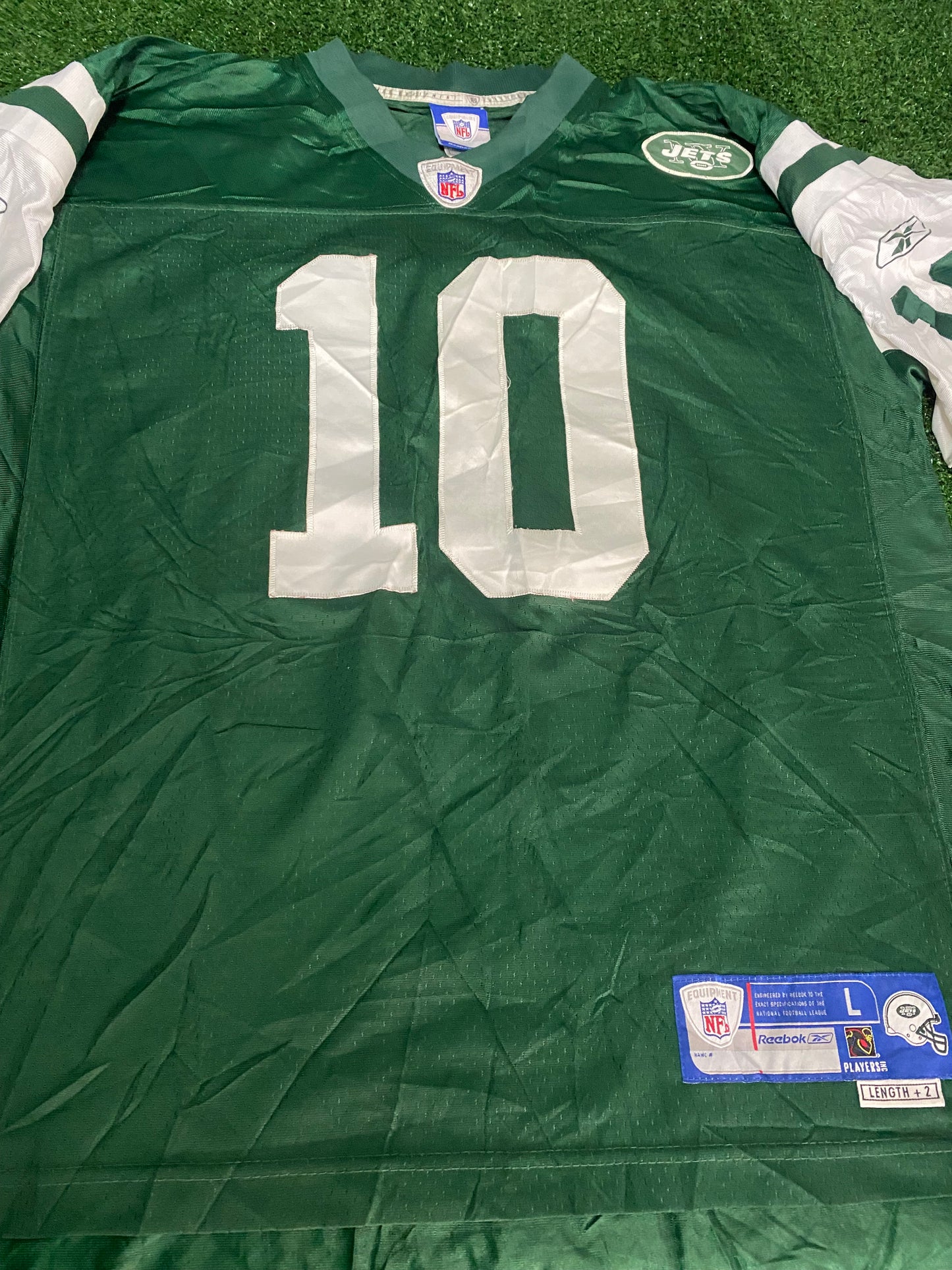 New York Jets USA NFL American Football Large Mans Pennington no10 Reebok Made Jersey