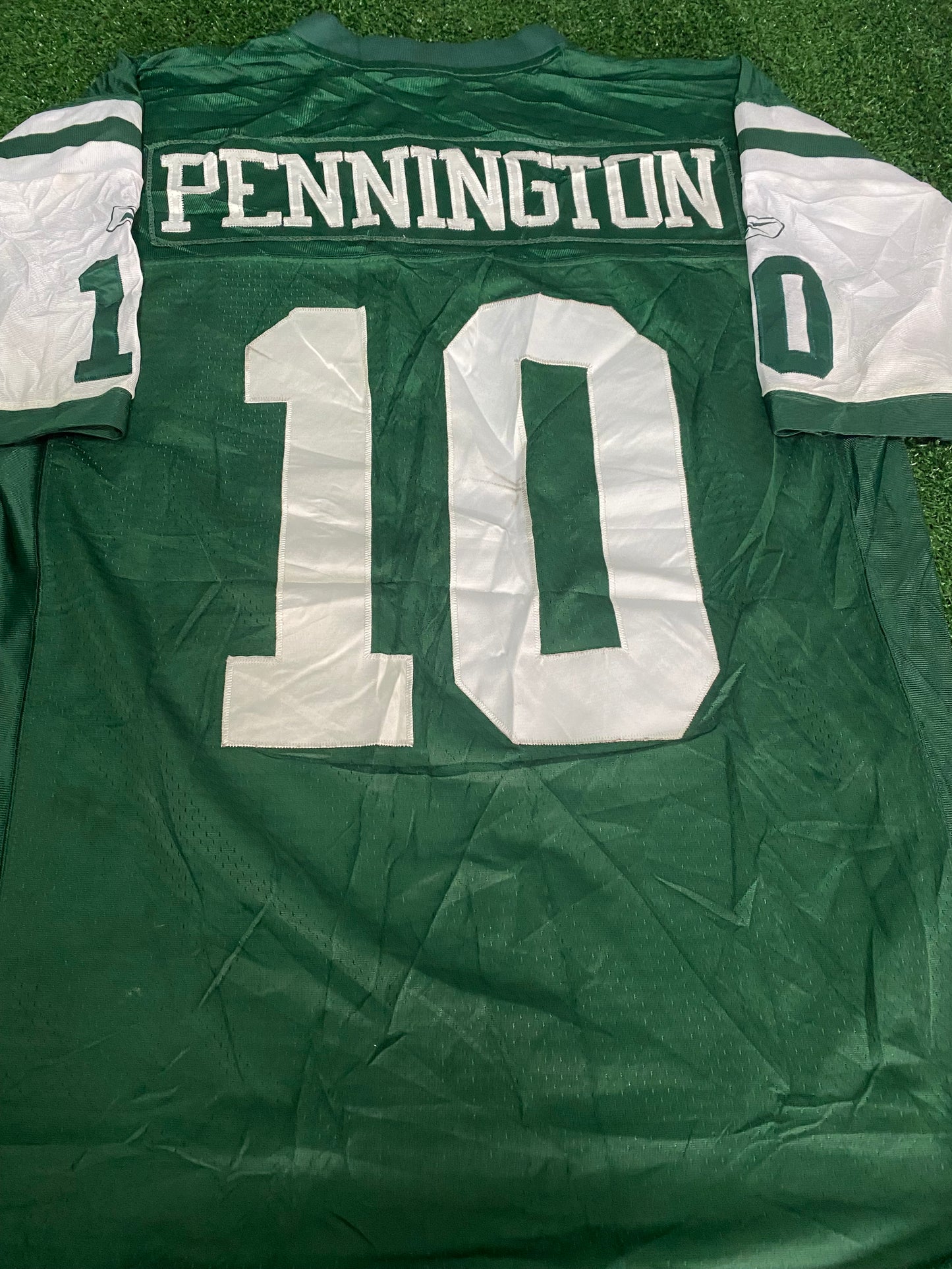 New York Jets USA NFL American Football Large Mans Pennington no10 Reebok Made Jersey
