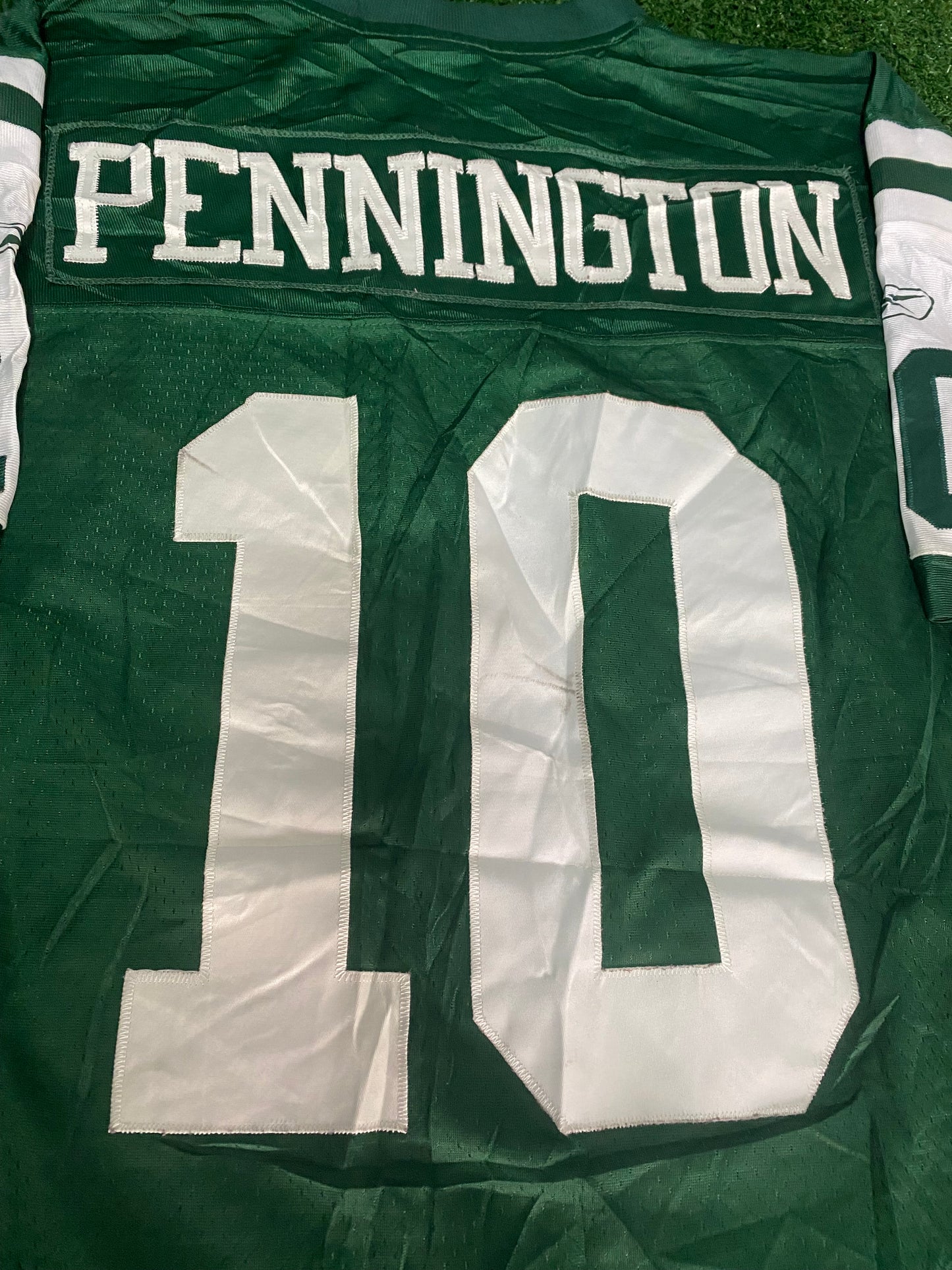 New York Jets USA NFL American Football Large Mans Pennington no10 Reebok Made Jersey
