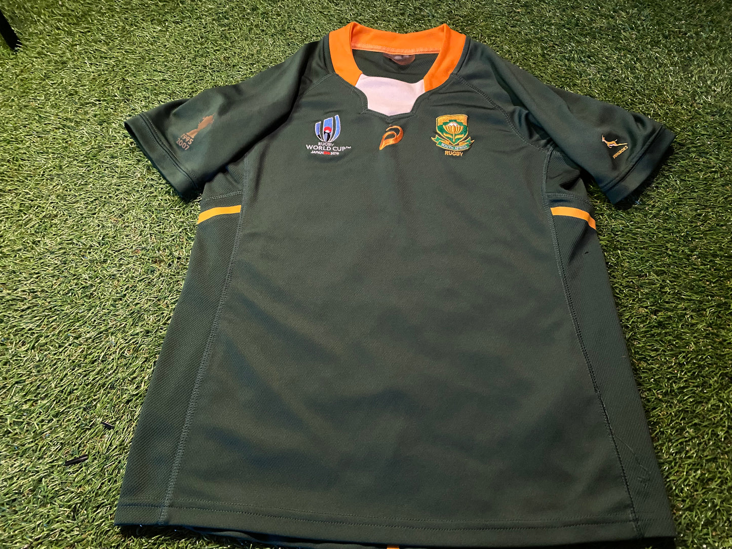 South Africa Springboks Rugby Union Football XL Boys / Youths 13-14 yr Old 2019 Jersey