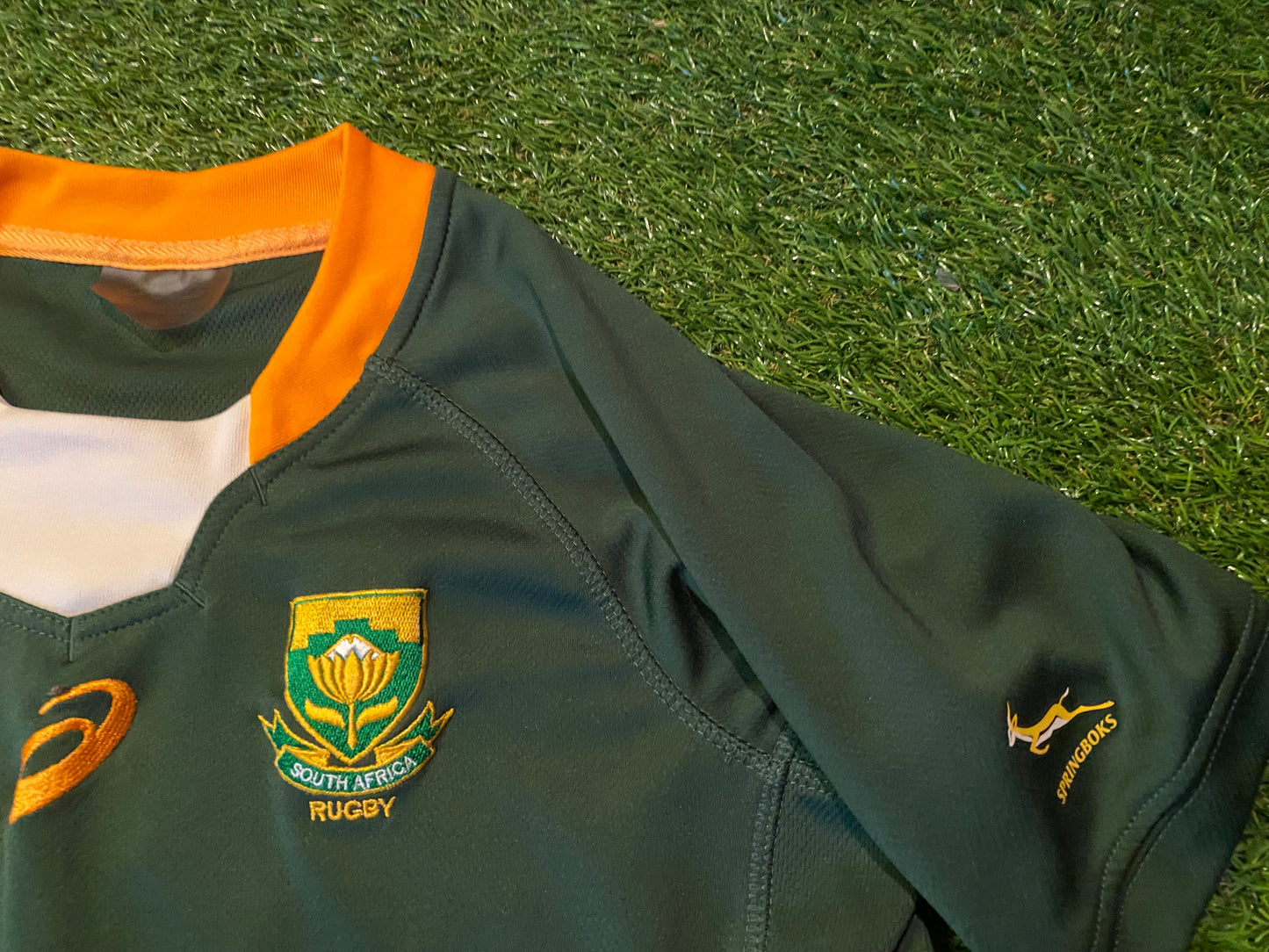 South Africa Springboks Rugby Union Football XL Boys / Youths 13-14 yr Old 2019 Jersey