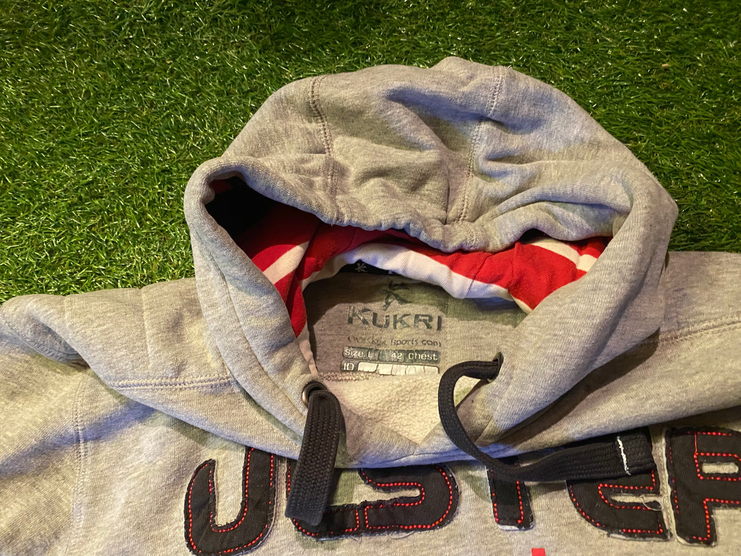 Ulster Northern Ireland Rugby Union Large Mans Kukri Made Hoody Hooded Top