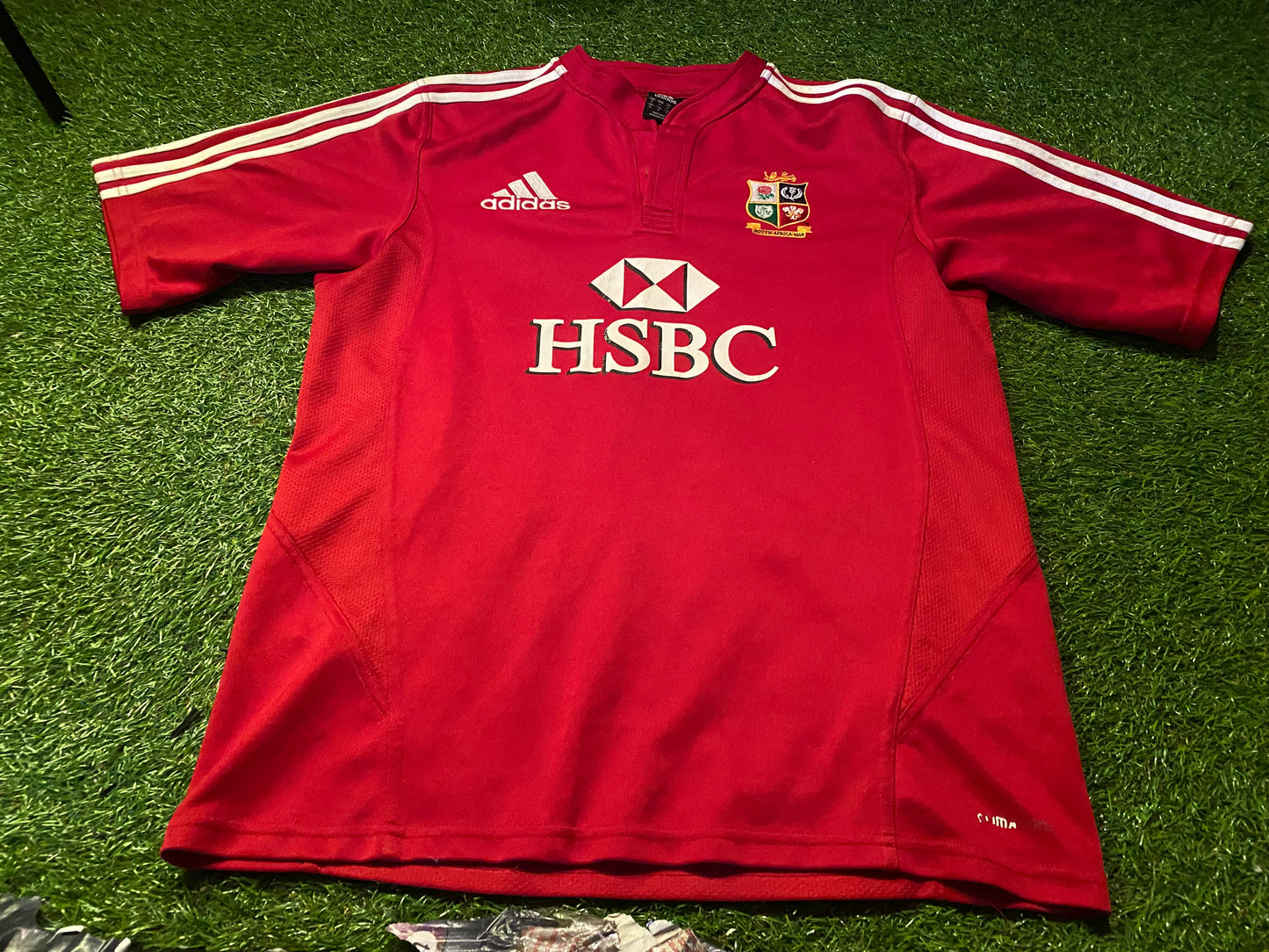 British & Irish Lions Rugby Union Football Medium Mans 2009 Adidas Tour of South Africa Jersey