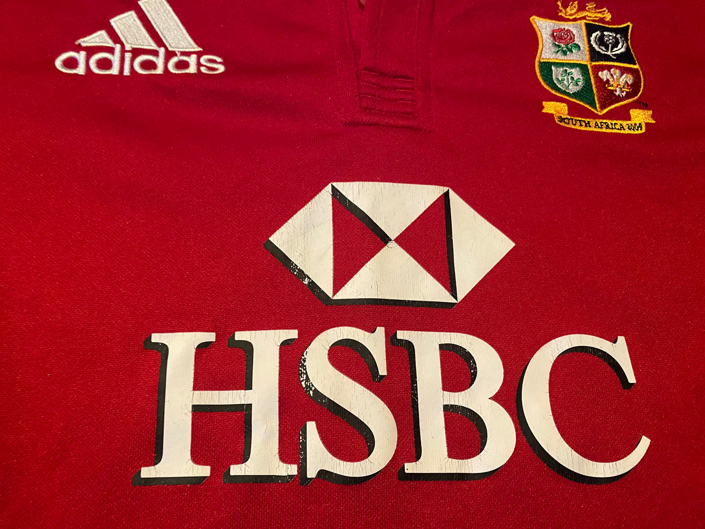 British & Irish Lions Rugby Union Football Medium Mans 2009 Adidas Tour of South Africa Jersey
