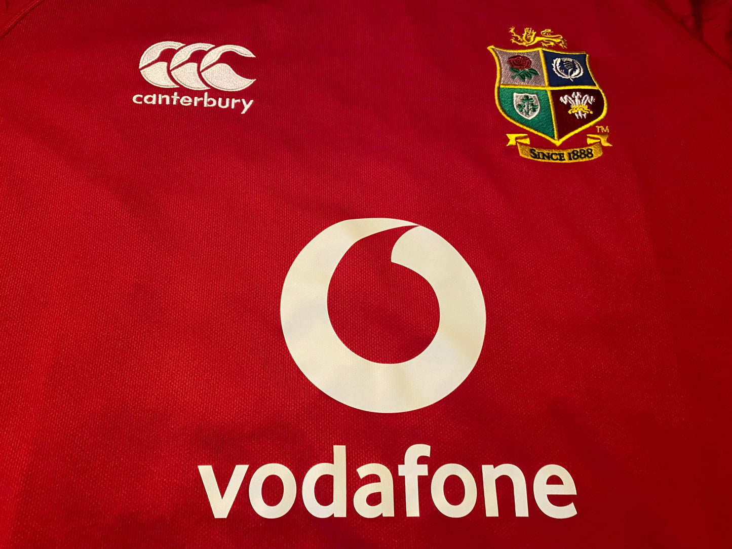 British & Irish Lions Rugby Union Football Big 3XL-4XL CCC Tour of South Africa Home Jersey