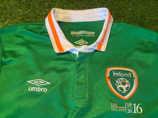 Republic of Ireland Eire Irish Football Soccer Medium Mans Easter Rising 2016 Home Jersey