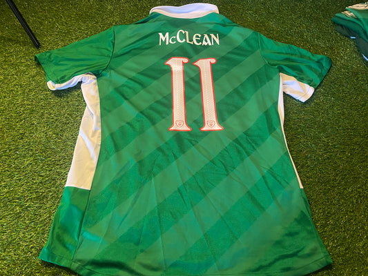 Republic of Ireland Eire Football XL Extra Large Mans no11 James McClean 2016 Home Jersey