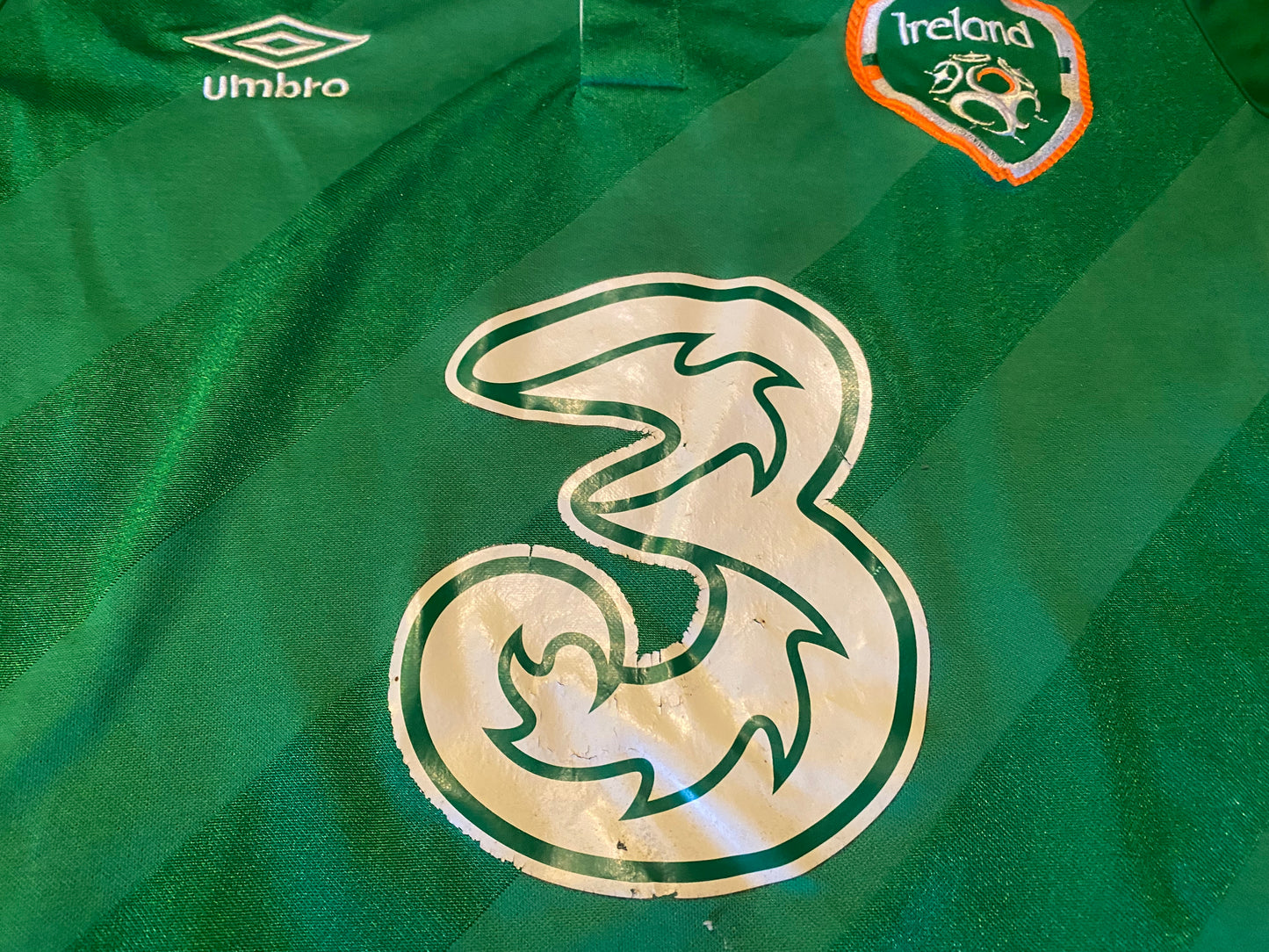 Republic of Ireland Eire Irish Football Soccer Small Mans McClean no11 Umbro 2016 Home Jersey