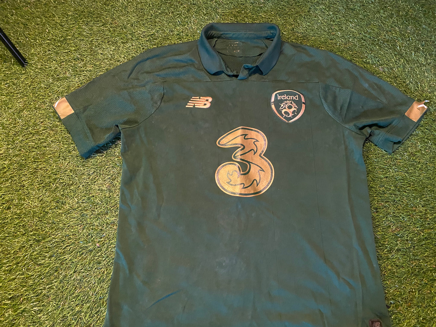 Republic of Ireland Eire Irish Football Soccer Small Mans New Balance Made Jersey