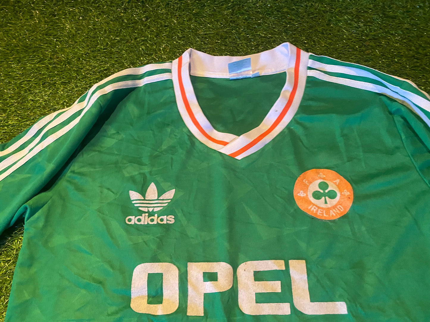 Republic of Ireland Football Soccer Large Mans Remake of 1990 Vintage Style Jersey