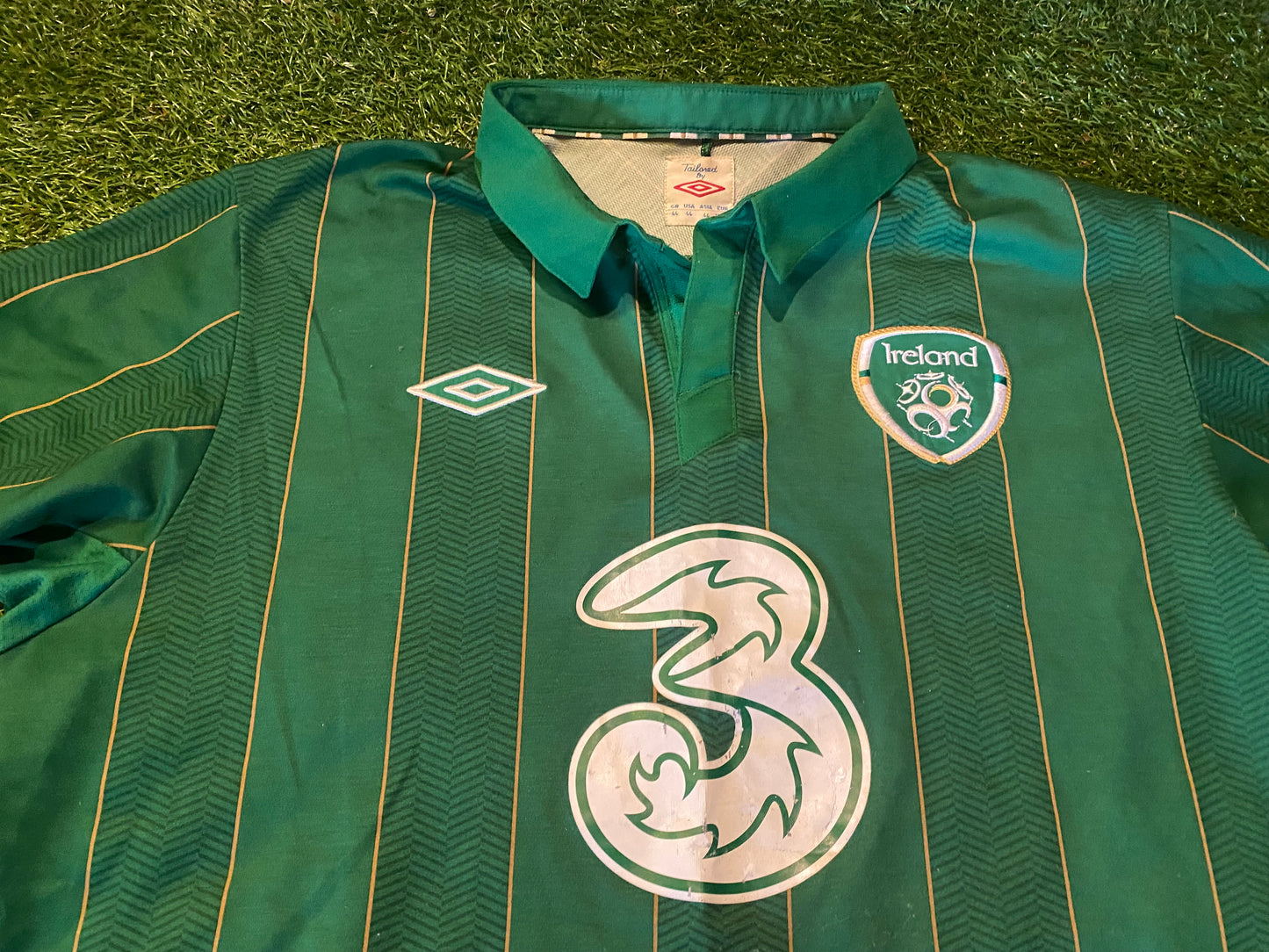 Republic of Ireland Eire Irish Football Soccer Large Mans Umbro Made Home Jersey
