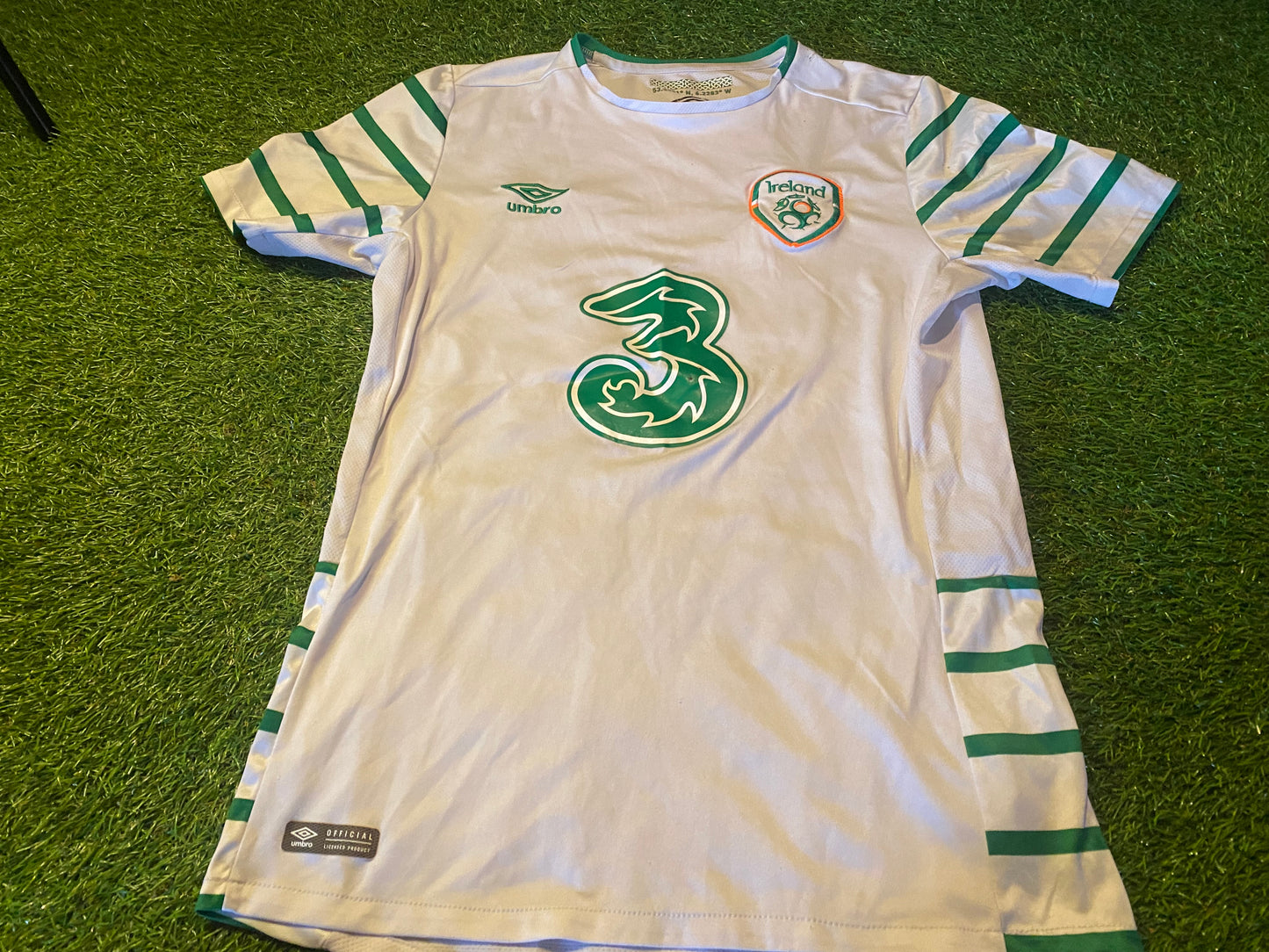 Republic of Ireland Eire Irish Football Soccer Medium Mans Umbro 2016 Away Jersey
