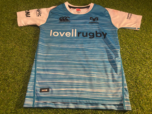 Ospreys Wales Welsh Cymru Rugby Union Football Youths / XL Boys 14 Year Old CCC Jersey