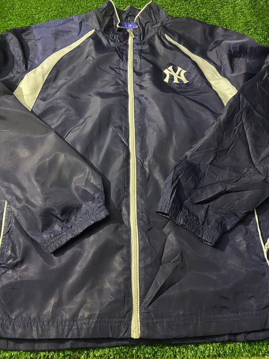 NY New York Yankees MLB Baseball USA XL Extra Large Mans Reebok Breathable Lined Jacket