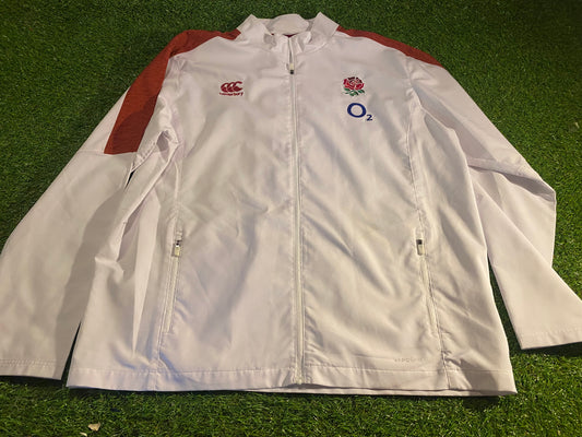 England English Rugby Union Football XXL 2XL Mans Lighter Breathable Lined Tracksuit Jacket
