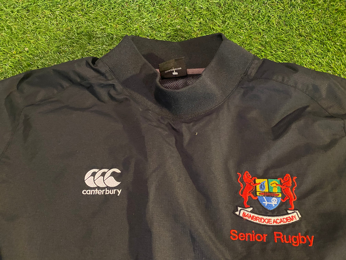 Banbridge RFC CCC Ulster Rugby Union Medium Mans Oversized Drill / Training Breathable Lined Top