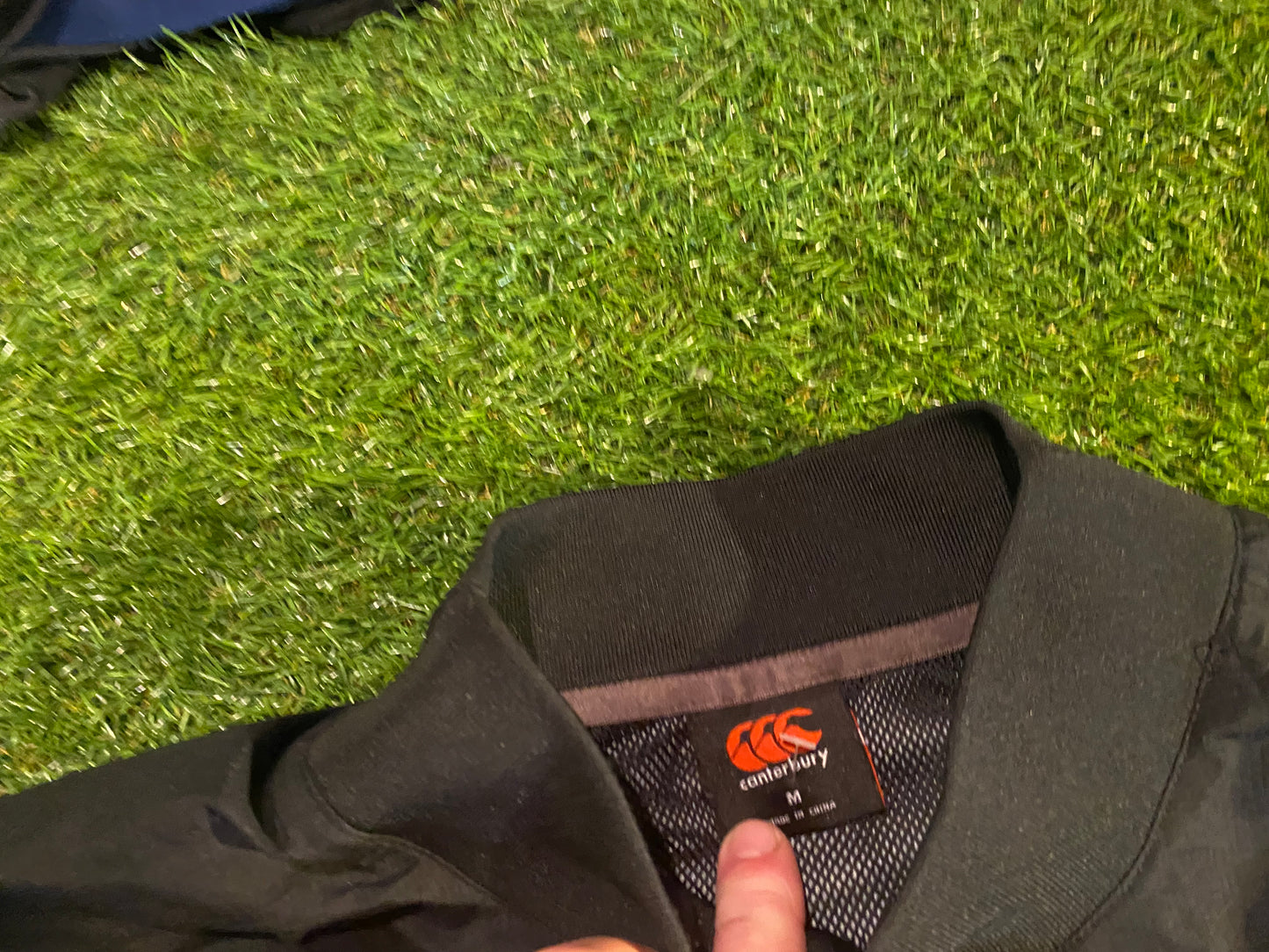 Banbridge RFC CCC Ulster Rugby Union Medium Mans Oversized Drill / Training Breathable Lined Top