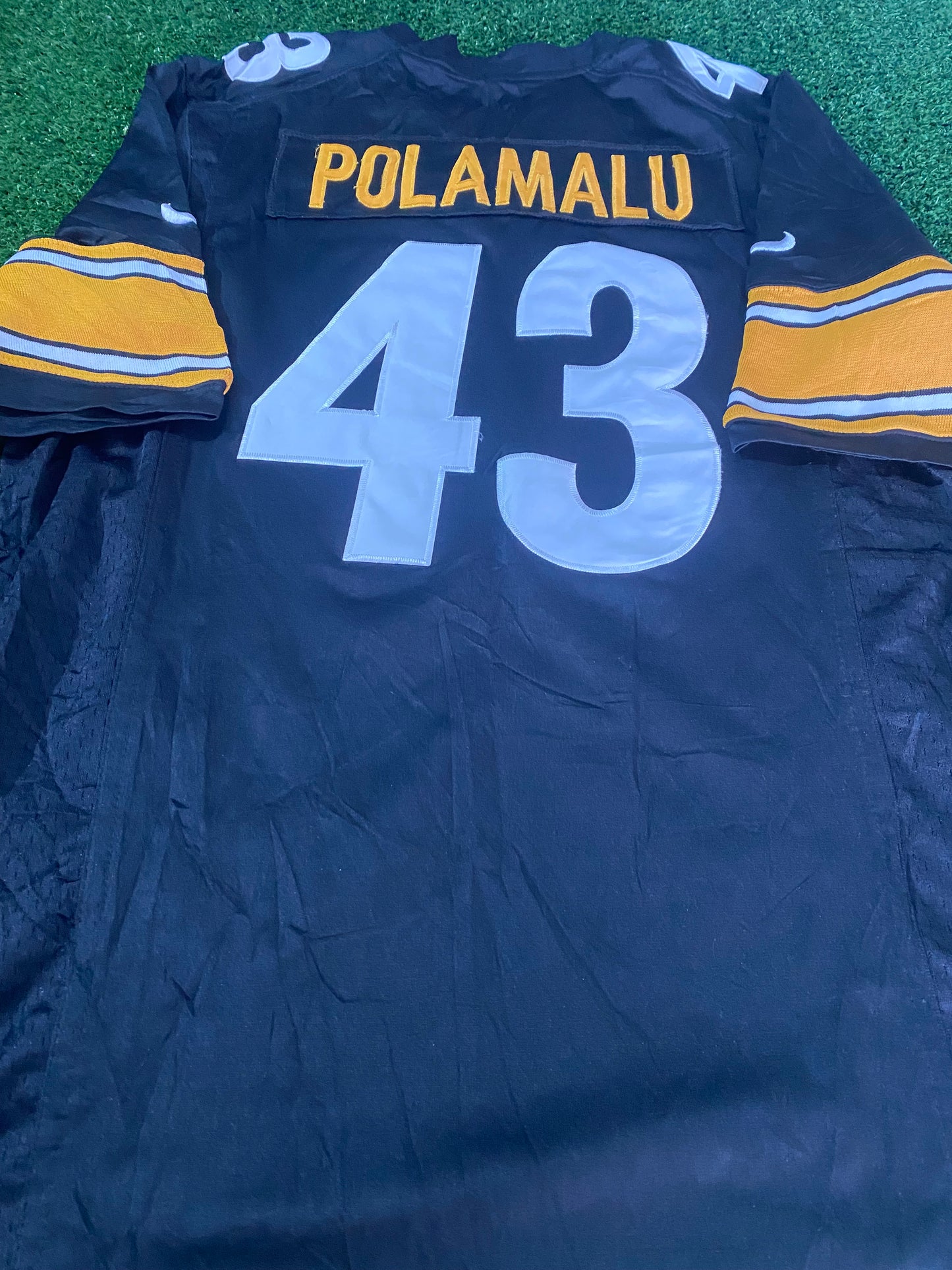 Pittsburgh Steelers NFL American Football USA Medium mans Polamalu no43 Nike Made Jersey