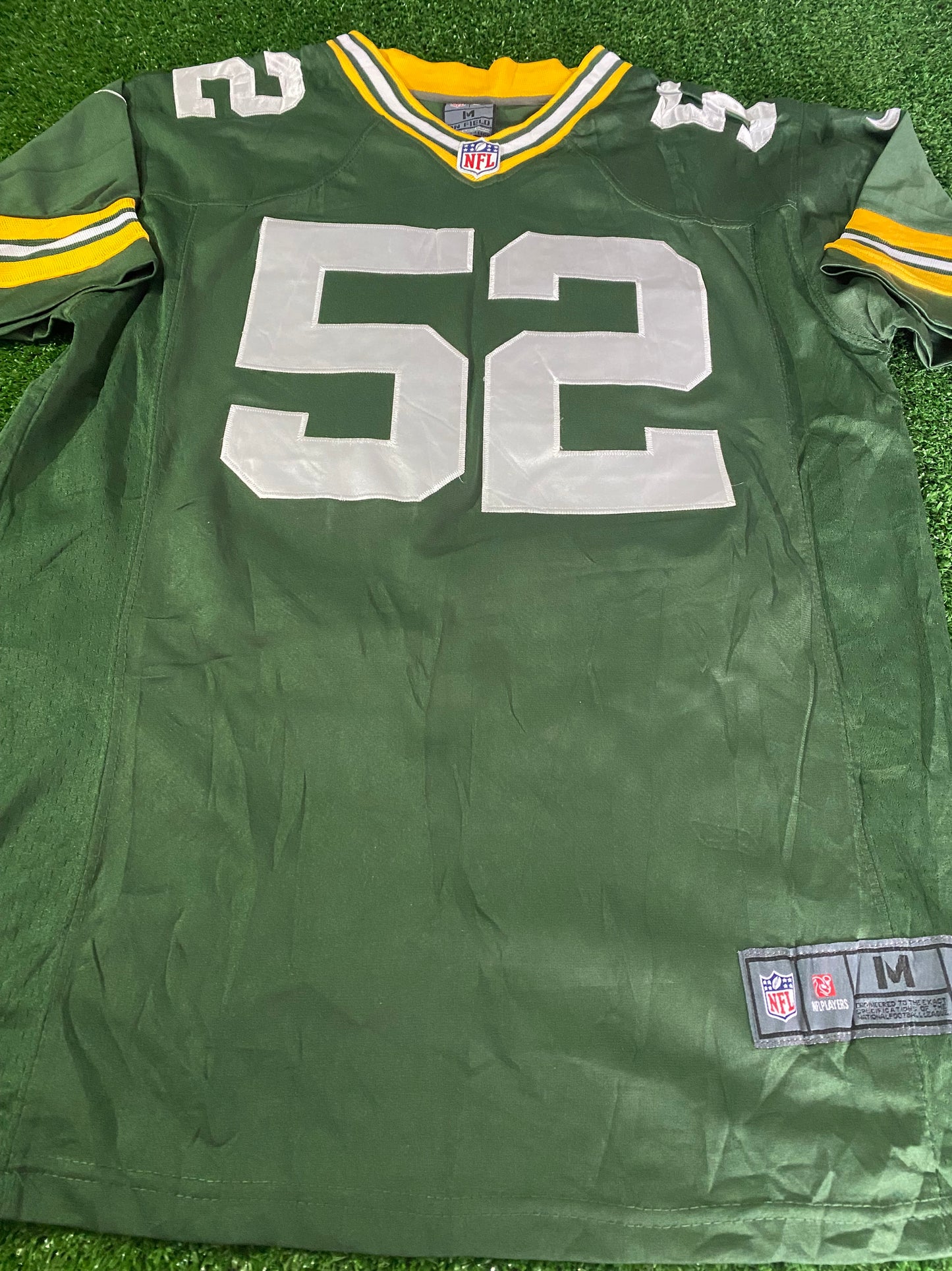 Green Bay Packers USA NFL American Football medium mans Matthews no52 Nike made Jersey