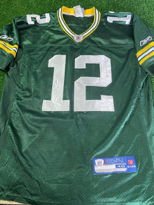 Green Bay Packers NFL American Football USA Medium mans Rodgers no12 Reebok Made Jersey