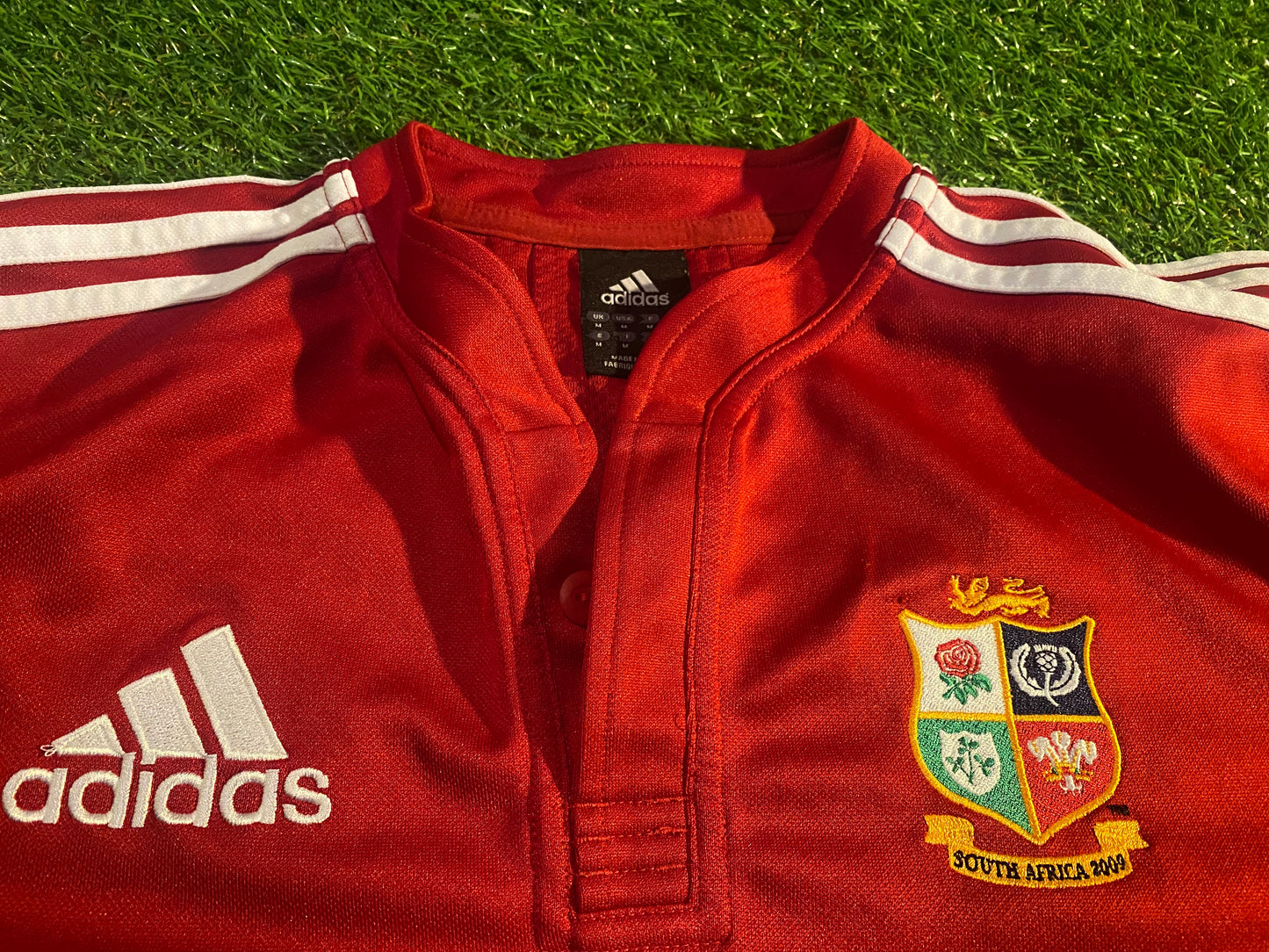 British & Irish Lions Rugby Union Football Medium Mans 2009 Adidas Tour of South Africa Jersey