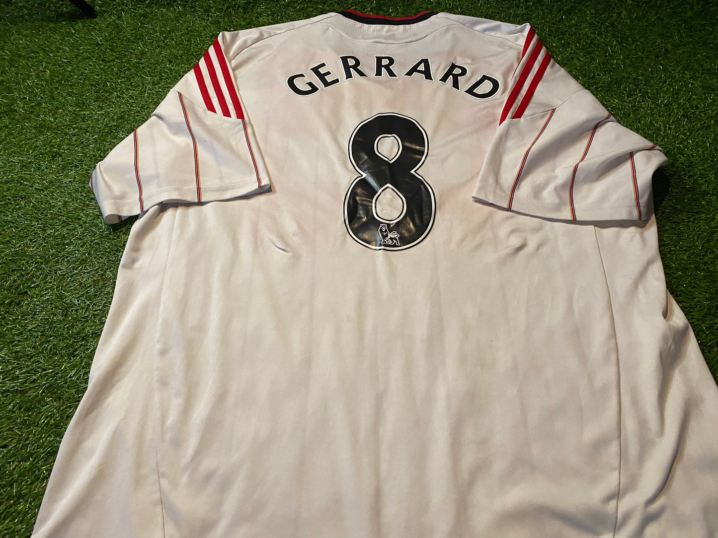 Liverpool England Football Soccer Big XXXL 3XL Mans Gerrard no8 Adidas Away Jersey