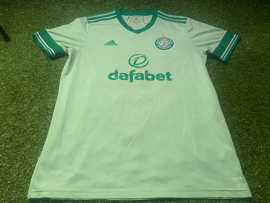 Celtic FC Scotland Scottish Soccer Football Large Mans Adidas Made Away Jersey