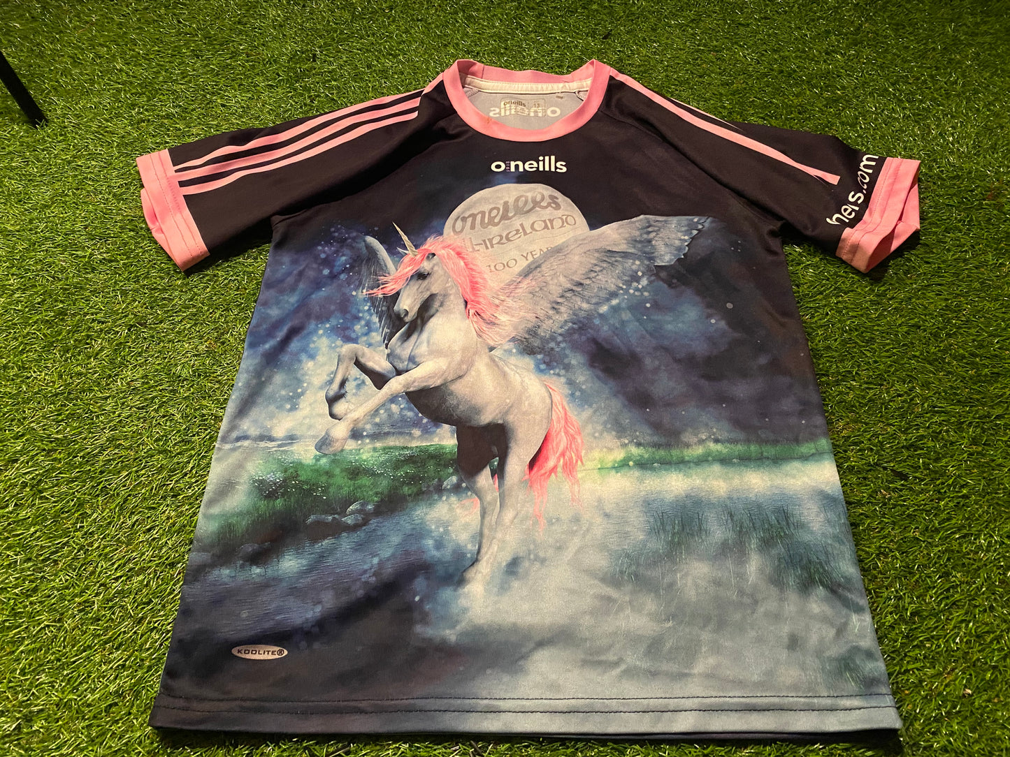 Unicorn Eire Irish Ireland Girls / Females GAA Gaelic Football Hurling Size 10 Jersey